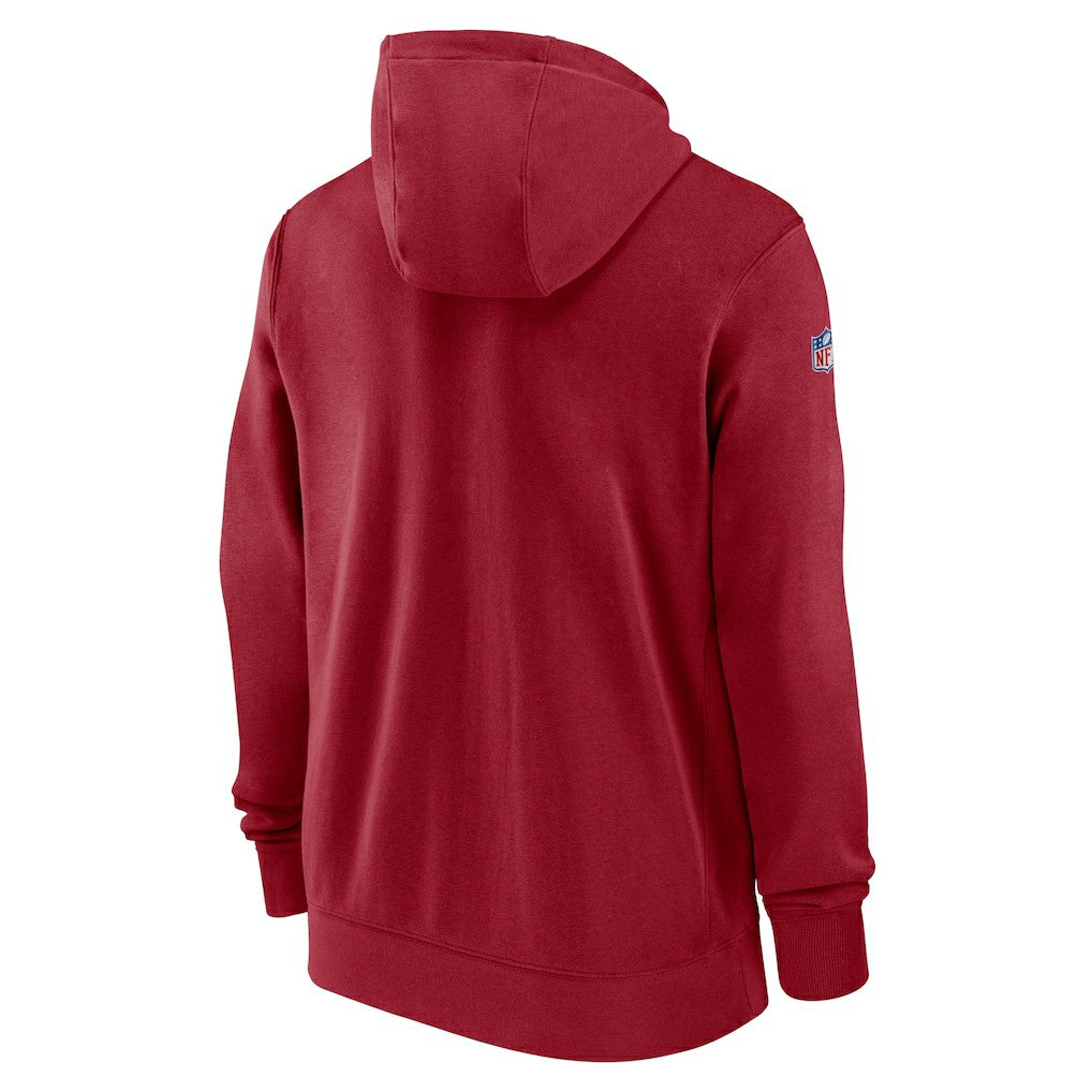 Arizona Cardinals 2023/24 Sideline Club Full-Zip Hoodie Red | Nike for Sale
