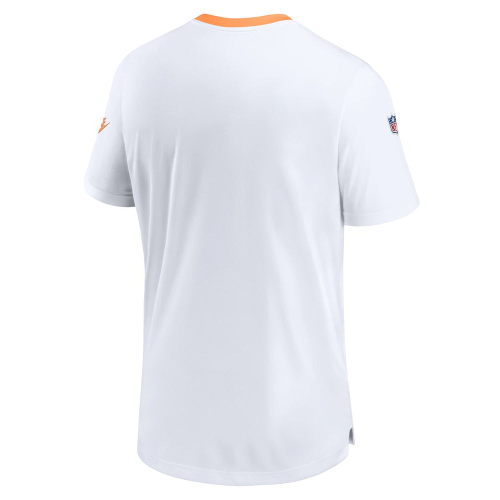Tampa Bay Buccaneers Throwback Coach Performance T-Shirt White | Nike for Sale