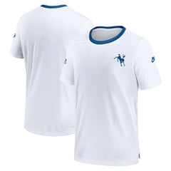 Indianapolis Colts Indiana Nights Alternate Coach Performance T-Shirt White | Nike for Sale