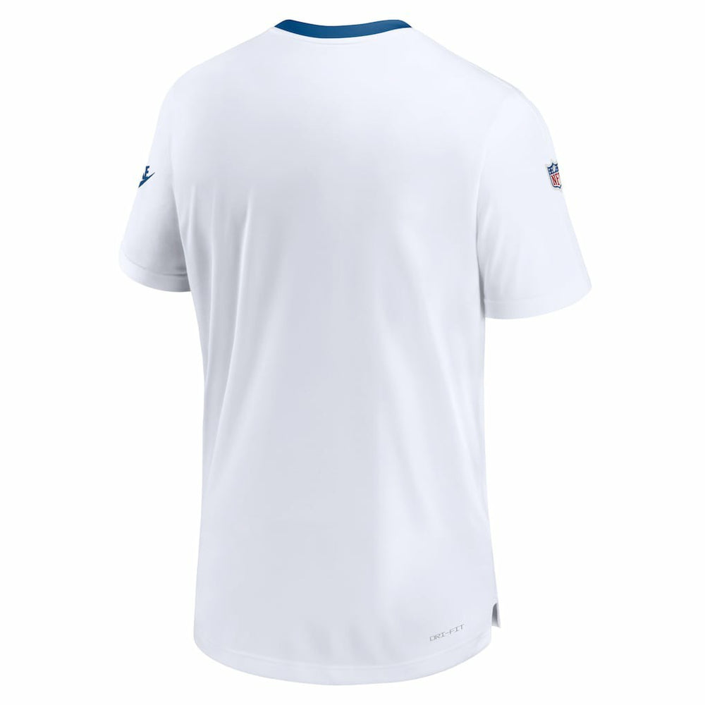 Indianapolis Colts Indiana Nights Alternate Coach Performance T-Shirt White | Nike for Sale