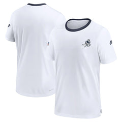 Dallas Cowboys Men's Sideline Coaches Alternate Performance T-Shirt White | Nike for Sale