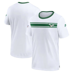 Philadelphia Eagles Men's Sideline Coaches Alternate Performance T-Shirt White | Nike for Sale