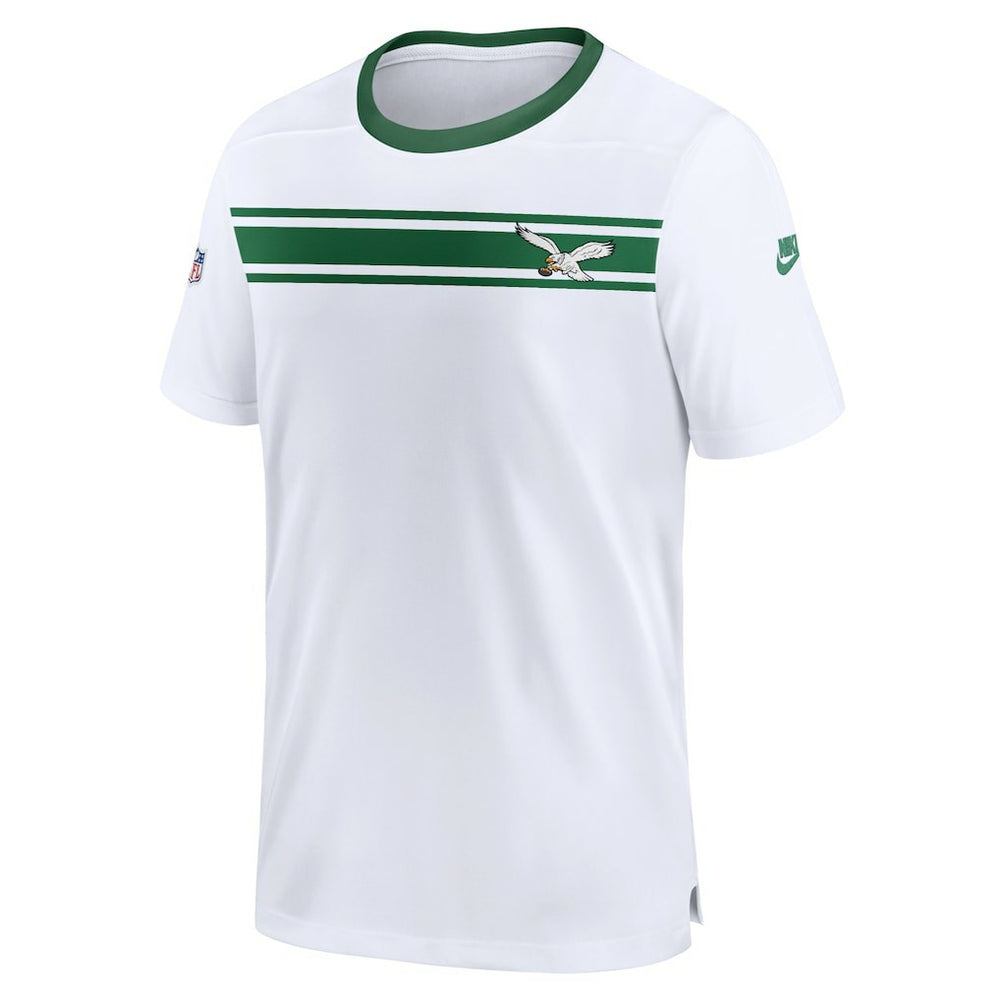 Philadelphia Eagles Men's Sideline Coaches Alternate Performance T-Shirt White | Nike for Sale