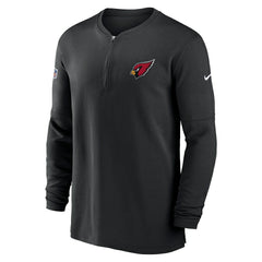 Arizona Cardinals 2023 Sideline Performance Long Sleeve Tri-Blend Quarter-Zip Top Black | Nike for Sale