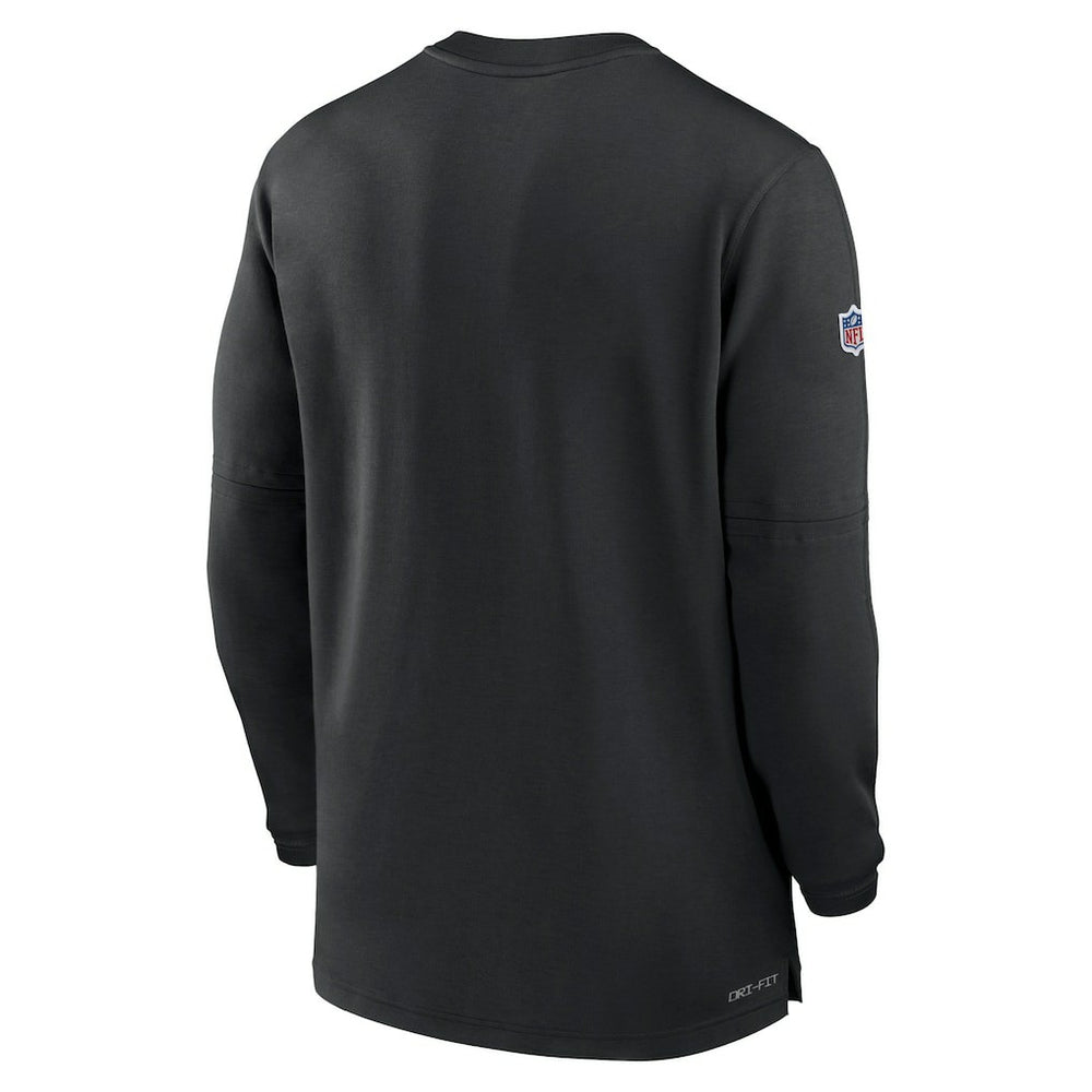 Arizona Cardinals 2023 Sideline Performance Long Sleeve Tri-Blend Quarter-Zip Top Black | Nike for Sale