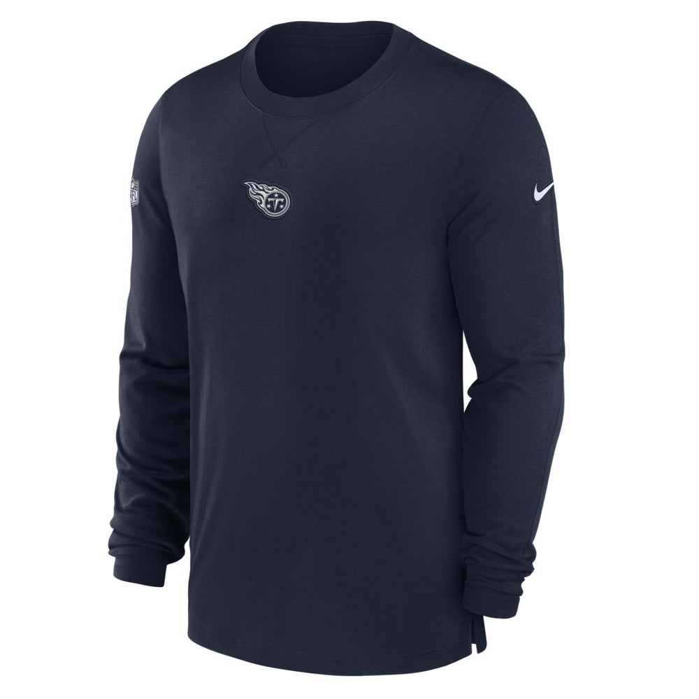 Tennessee Titans 2023 Sideline Performance Long Sleeve T-Shirt Navy | Nike for Sale