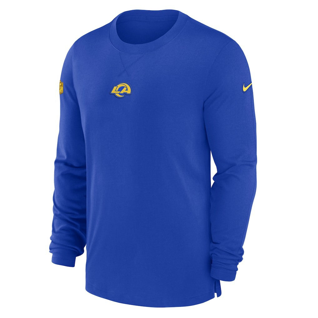 Los Angeles Rams 2023 Sideline Performance Long Sleeve T-Shirt Royal | Nike for Sale
