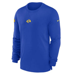 Los Angeles Rams 2023 Sideline Performance Long Sleeve T-Shirt Royal | Nike for Sale