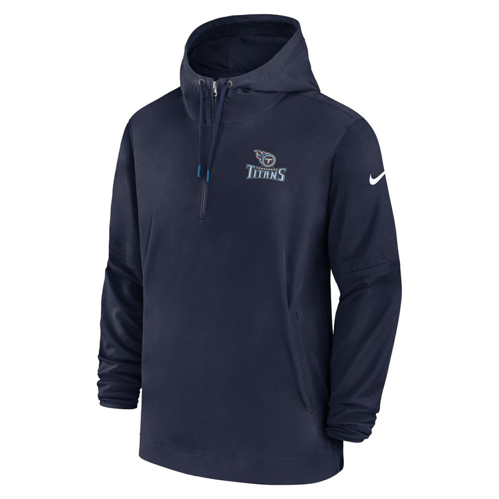 Tennessee Titans Sideline Half-Zip Hoodie Navy | Nike for Sale