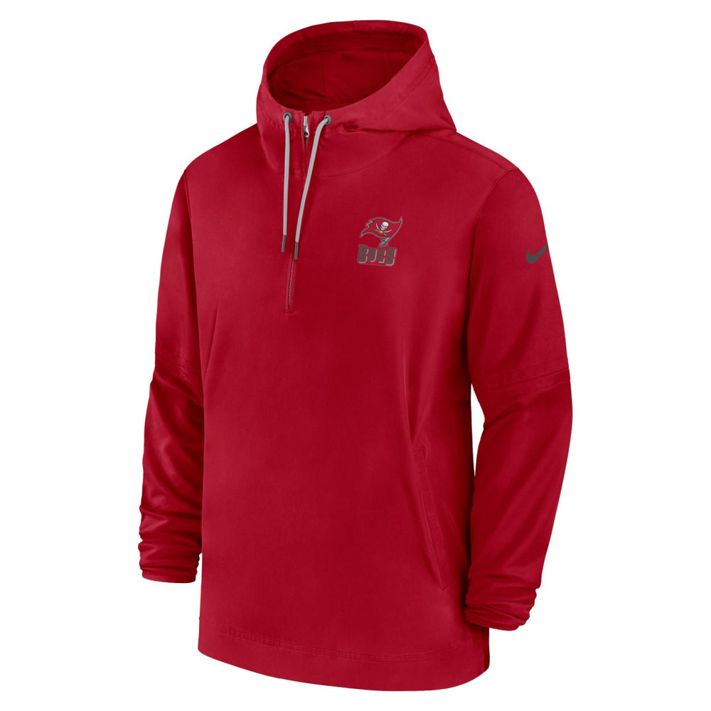 Tampa Bay Buccaneers Sideline Half-Zip Hoodie Red | Nike for Sale