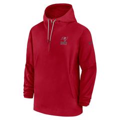 Tampa Bay Buccaneers Sideline Half-Zip Hoodie Red | Nike for Sale