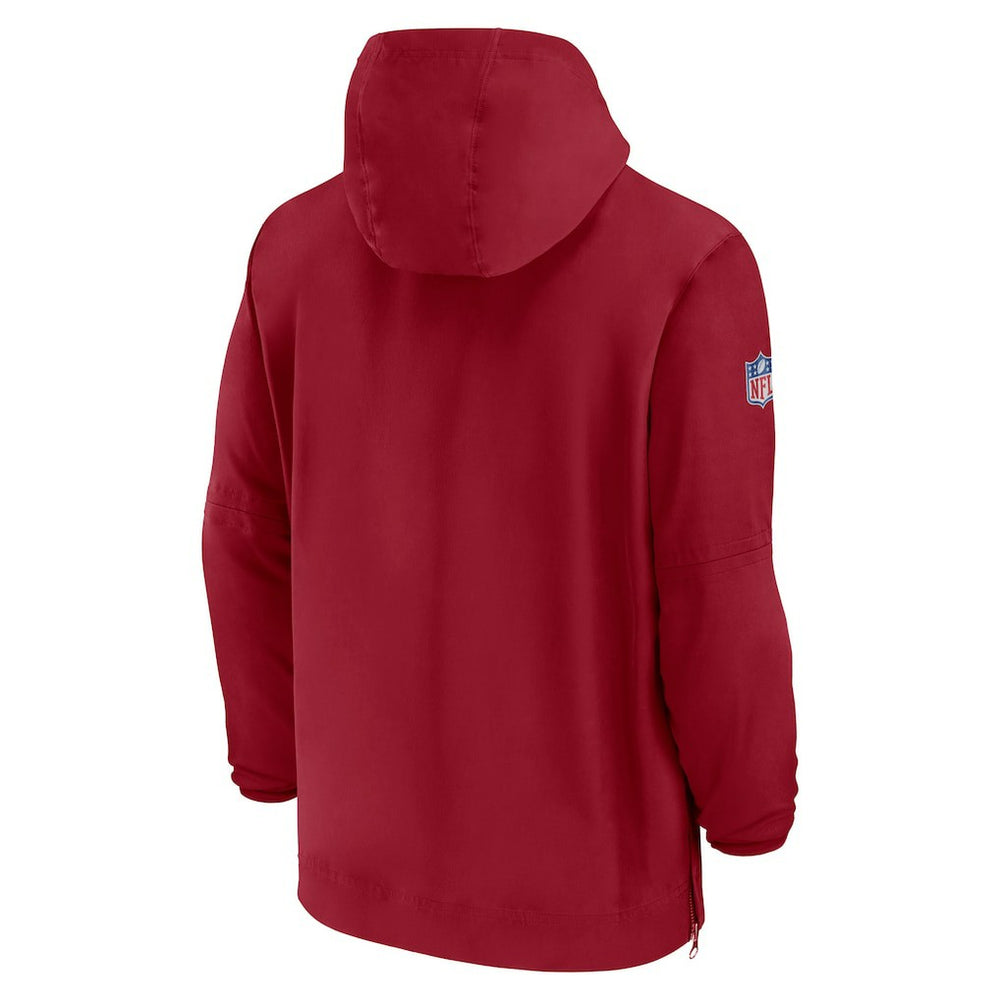 Arizona Cardinals Sideline Half-Zip Hoodie Cardinal | Nike for Sale