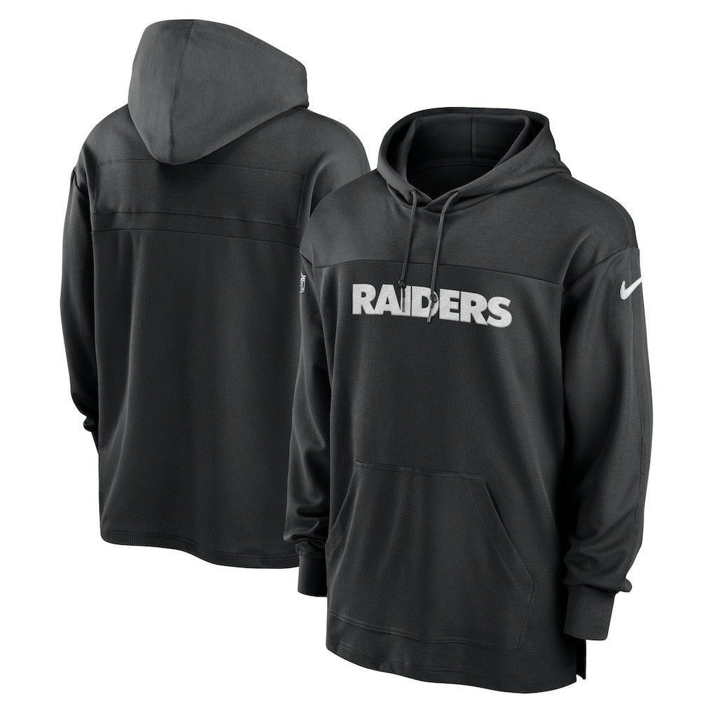 Las Vegas Raiders 2023 Sideline Lightweight Performance Hooded Top Black | Nike for Sale