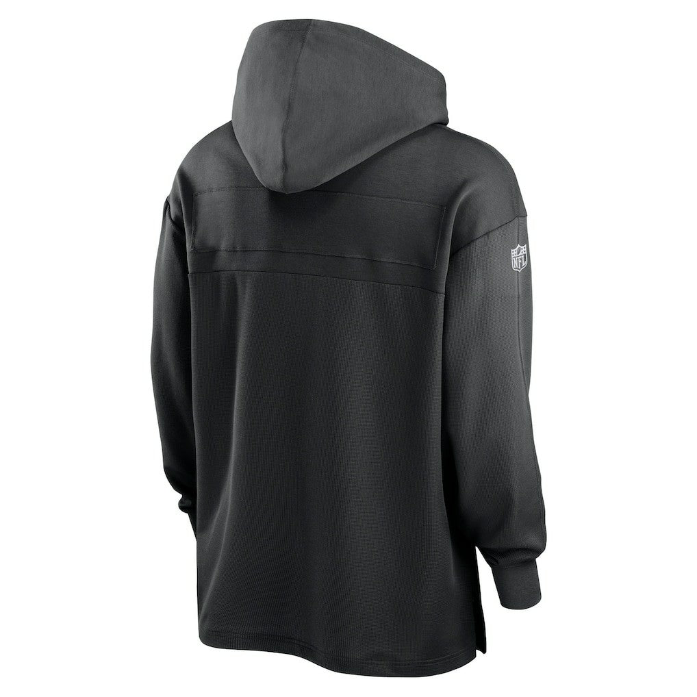 Las Vegas Raiders 2023 Sideline Lightweight Performance Hooded Top Black | Nike for Sale