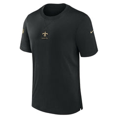 New Orleans Saints 2023 Sideline Performance T-Shirt Black | Nike for Sale