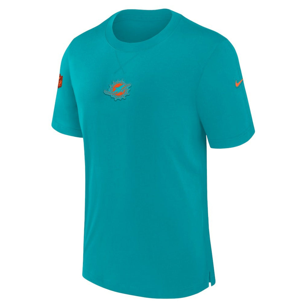 Miami Dolphins 2023 Sideline Performance T-Shirt Aqua | Nike for Sale