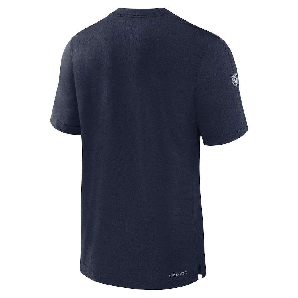 New England Patriots 2023 Sideline Performance T-Shirt Navy | Nike for Sale