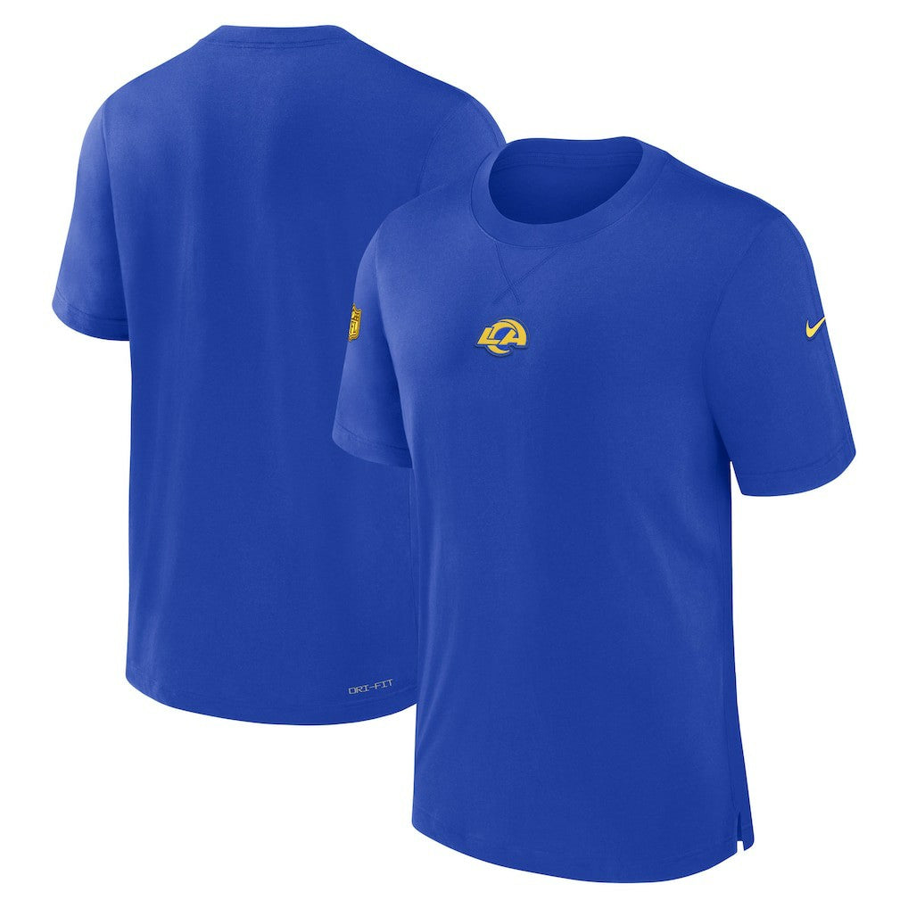 Los Angeles Rams 2023 Sideline Performance T-Shirt Royal | Nike for Sale