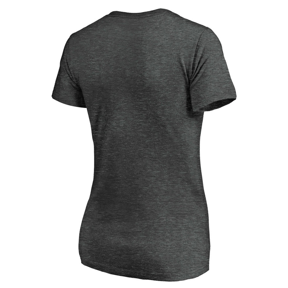 Detroit Lions Women's Victory Arch Team V-Neck T-Shirt Charcoal | NFL