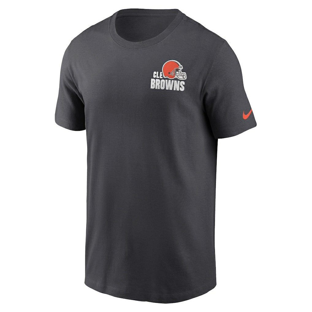Cleveland Browns Blitz Essential T-Shirt Anthracite | Nike for Sale