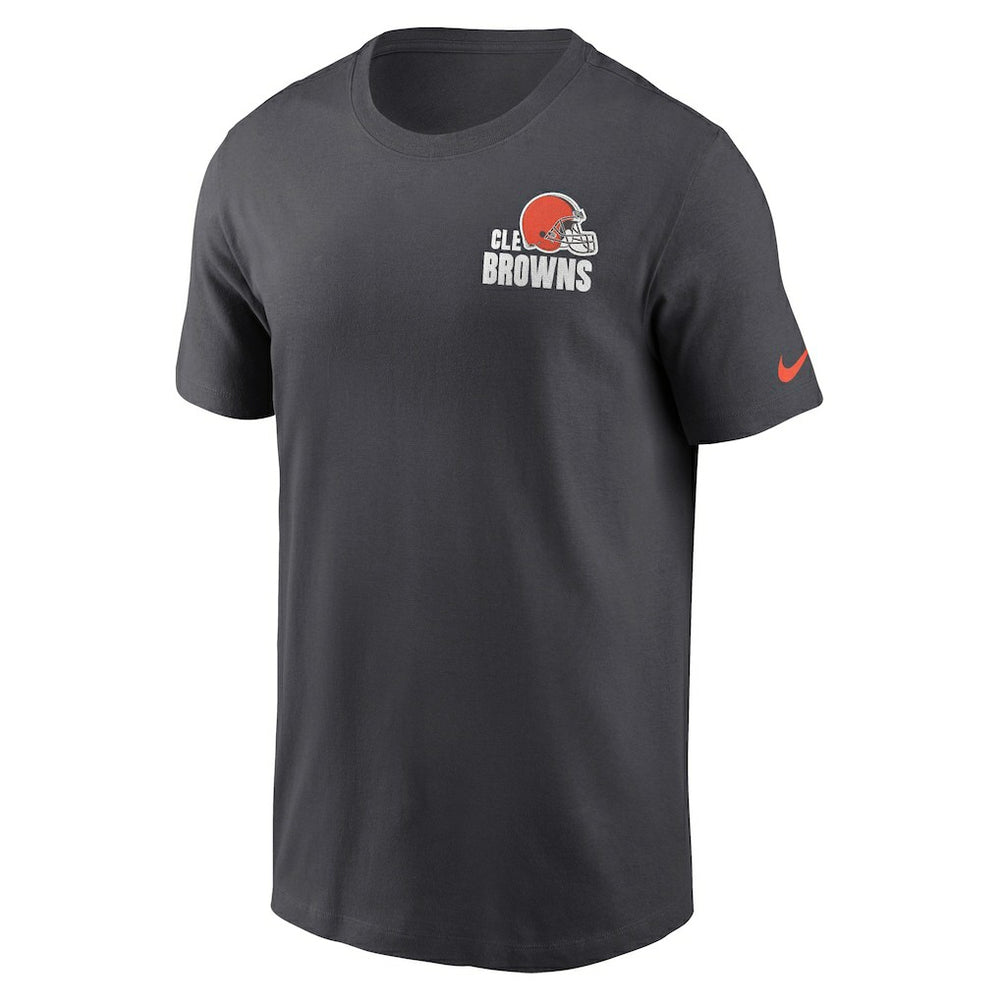 Cleveland Browns Blitz Essential T-Shirt Anthracite | Nike for Sale