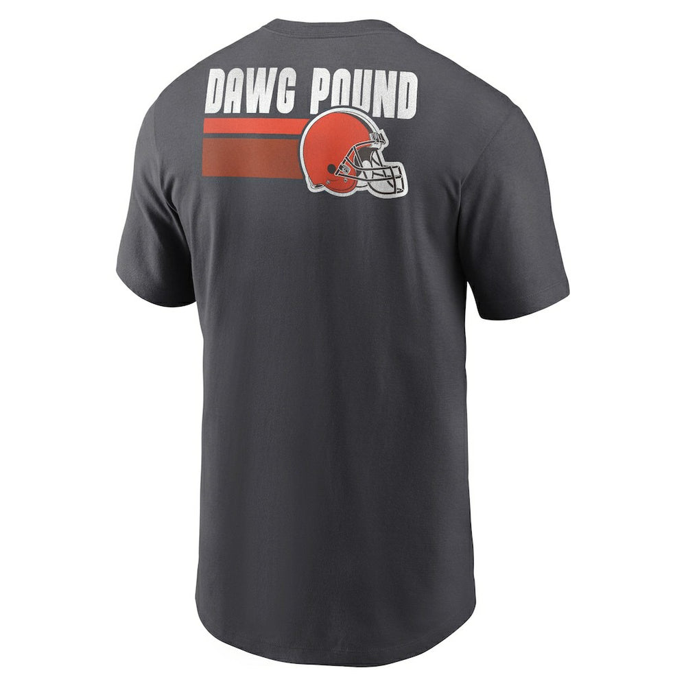 Cleveland Browns Blitz Essential T-Shirt Anthracite | Nike for Sale