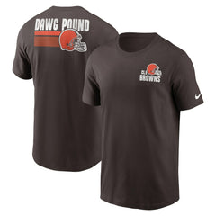 Cleveland Browns Blitz Essential T-Shirt Brown | Nike for Sale