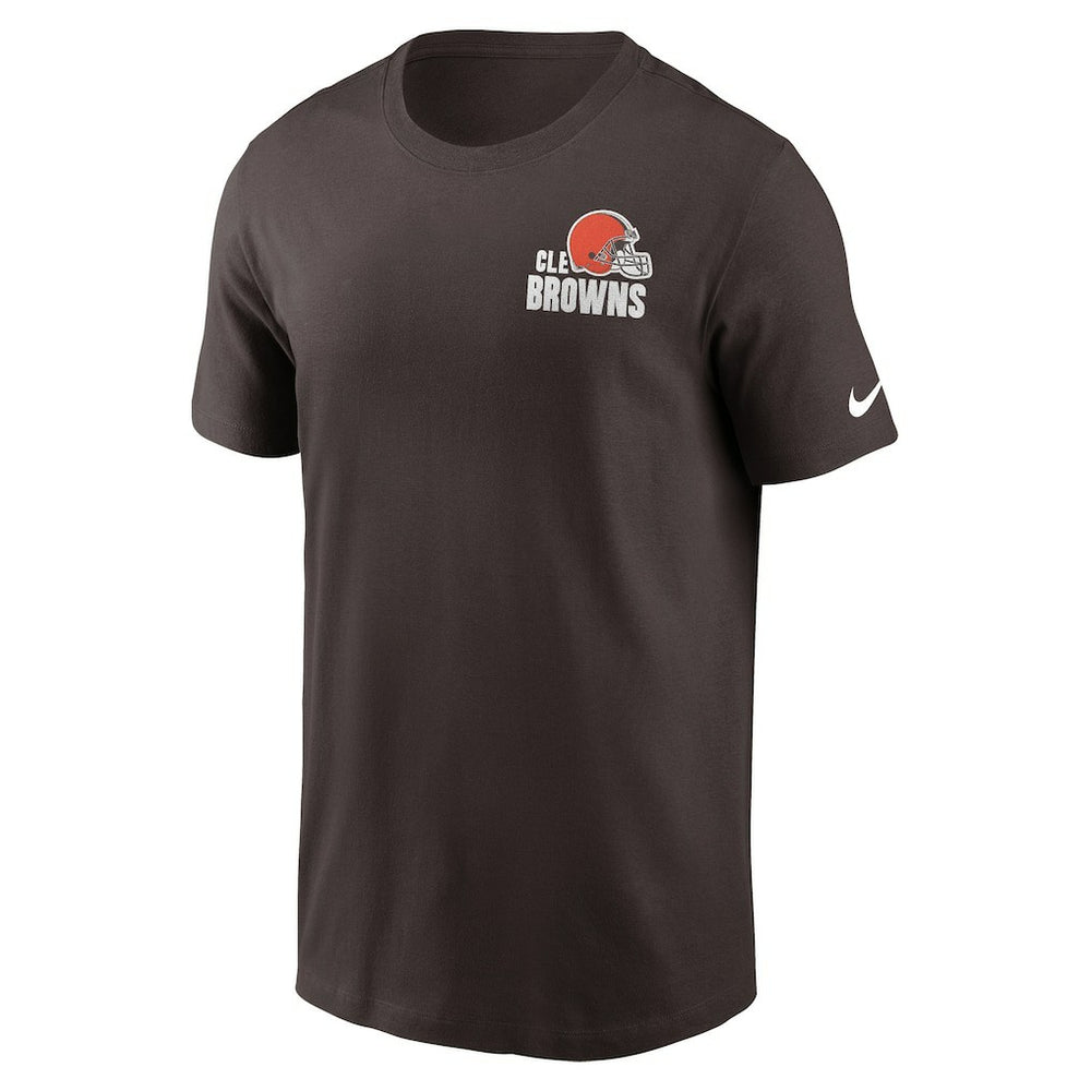 Cleveland Browns Blitz Essential T-Shirt Brown | Nike for Sale