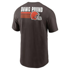 Cleveland Browns Blitz Essential T-Shirt Brown | Nike for Sale