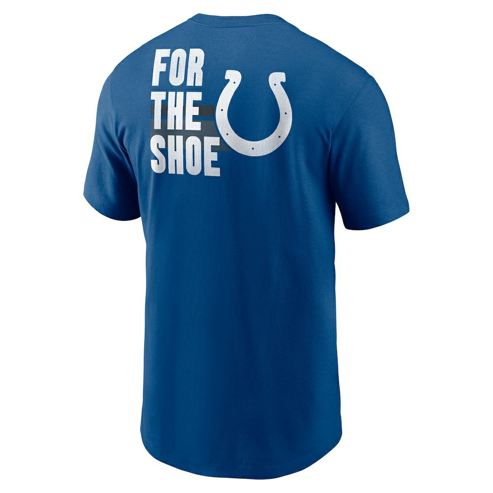 Indianapolis Colts Blitz Essential T-Shirt Blue | Nike for Sale