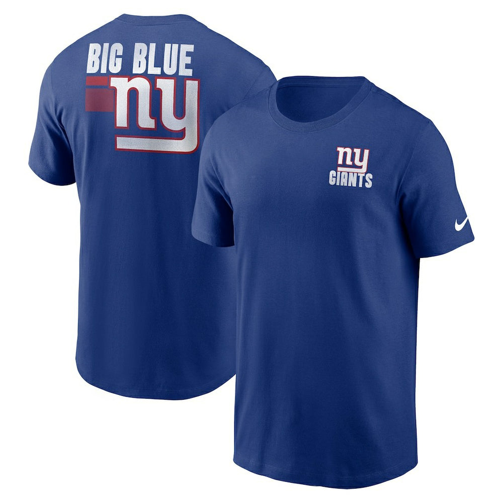 New York Giants Blitz Essential T-Shirt Royal | Nike for Sale