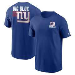 New York Giants Blitz Essential T-Shirt Royal | Nike for Sale