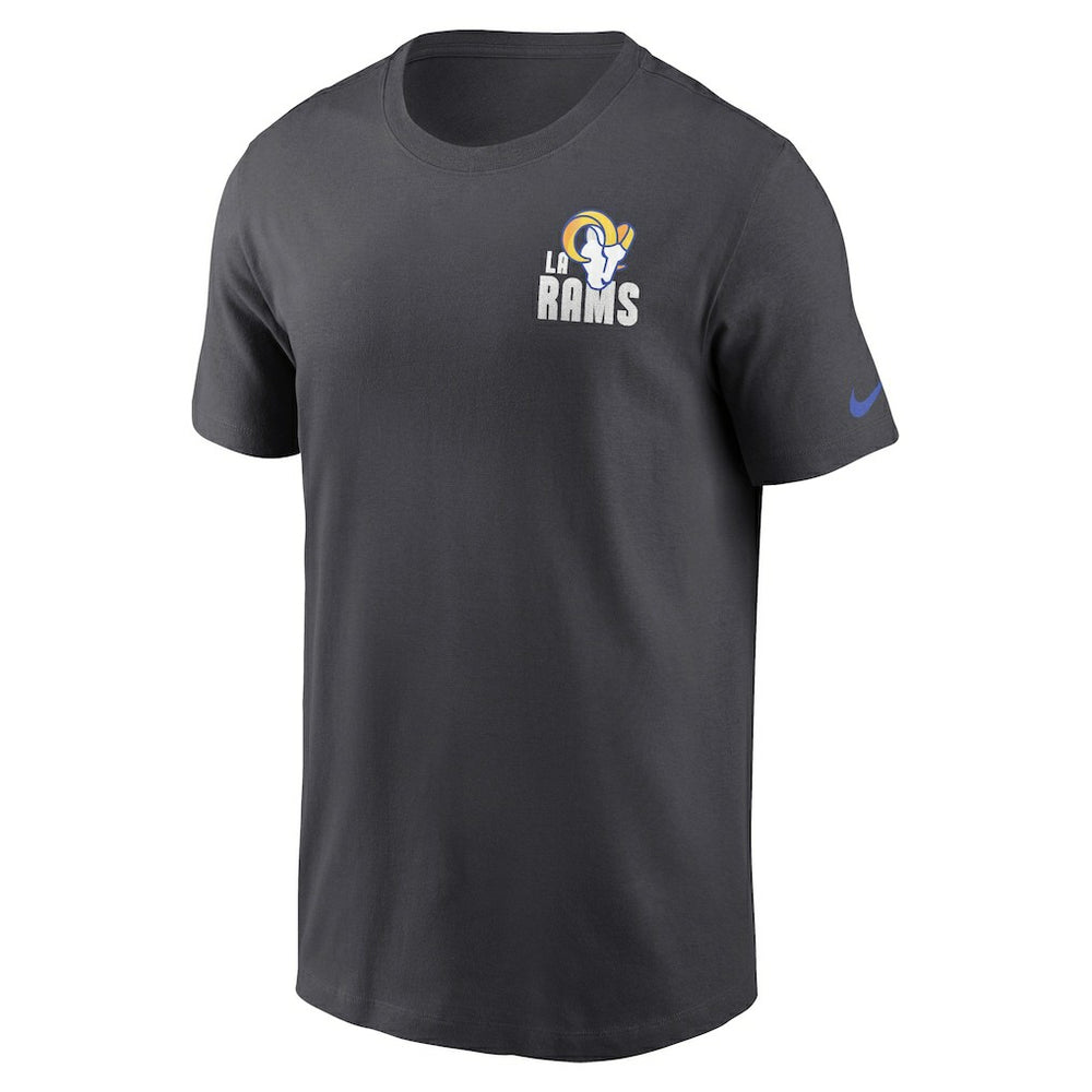 Los Angeles Rams Blitz Essential T-Shirt Anthracite | Nike for Sale