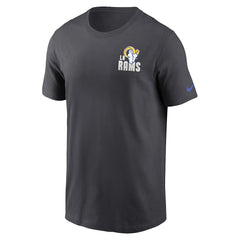 Los Angeles Rams Blitz Essential T-Shirt Anthracite | Nike for Sale