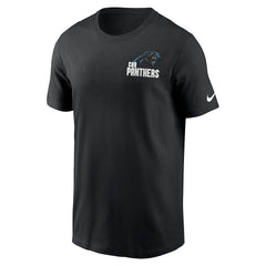 Carolina Panthers Blitz Essential T-Shirt Black | Nike for Sale