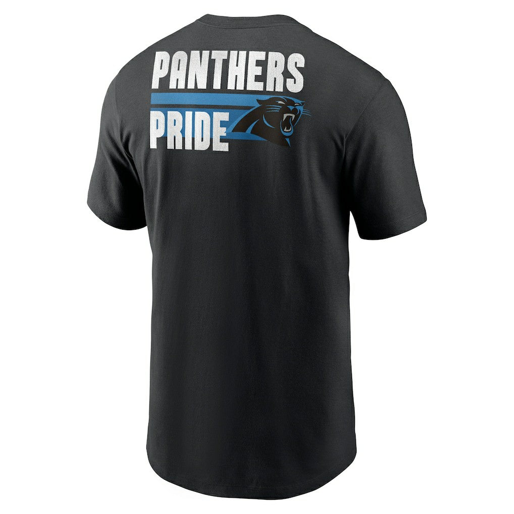 Carolina Panthers Blitz Essential T-Shirt Black | Nike for Sale