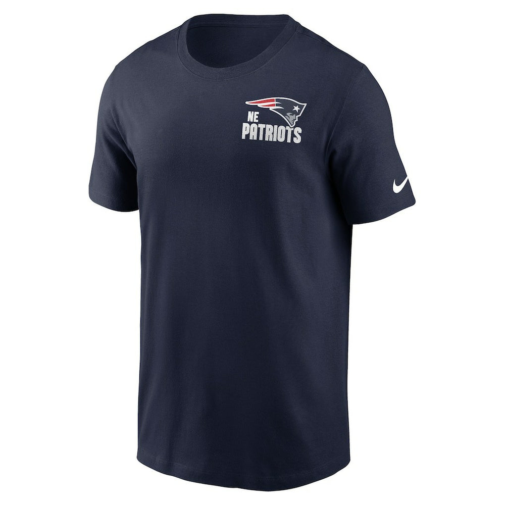 New England Patriots Blitz Essential T-Shirt Navy | Nike for Sale