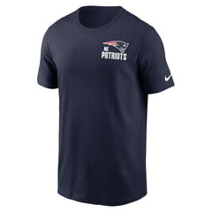 New England Patriots Blitz Essential T-Shirt Navy | Nike for Sale