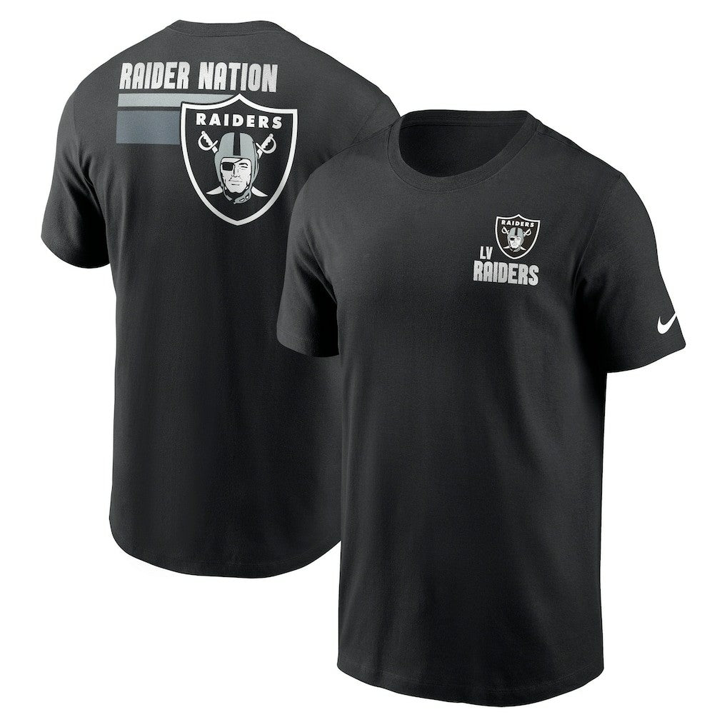 Las Vegas Raiders Blitz Essential T-Shirt Black | Nike for Sale