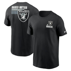 Las Vegas Raiders Blitz Essential T-Shirt Black | Nike for Sale