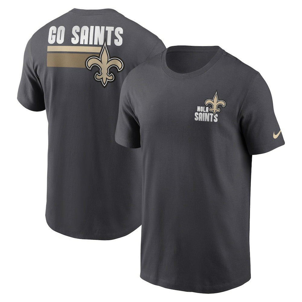 New Orleans Saints Blitz Essential T-Shirt Anthracite | Nike for Sale