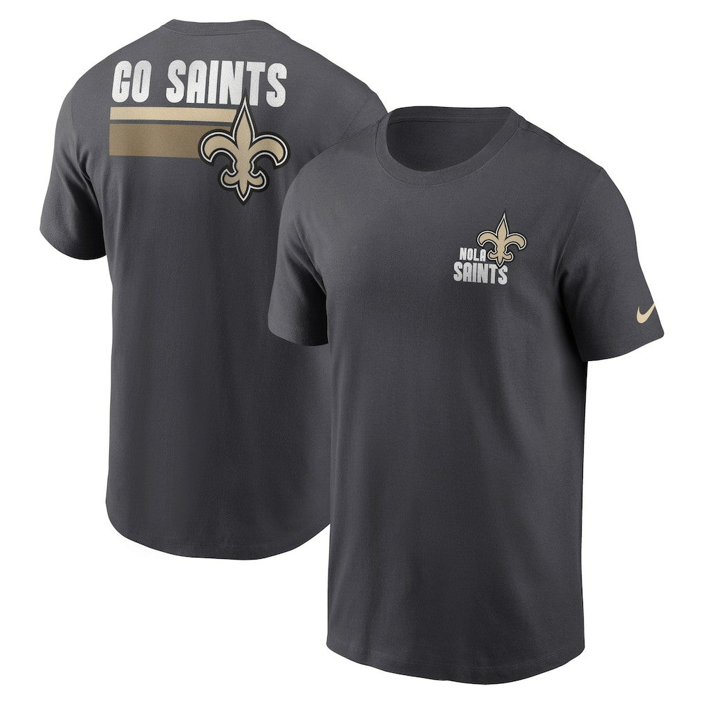 New Orleans Saints Blitz Essential T-Shirt Anthracite | Nike for Sale