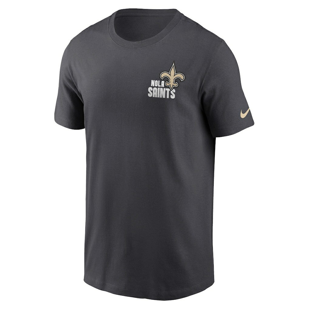 New Orleans Saints Blitz Essential T-Shirt Anthracite | Nike for Sale