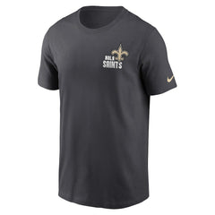 New Orleans Saints Blitz Essential T-Shirt Anthracite | Nike for Sale