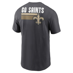 New Orleans Saints Blitz Essential T-Shirt Anthracite | Nike for Sale