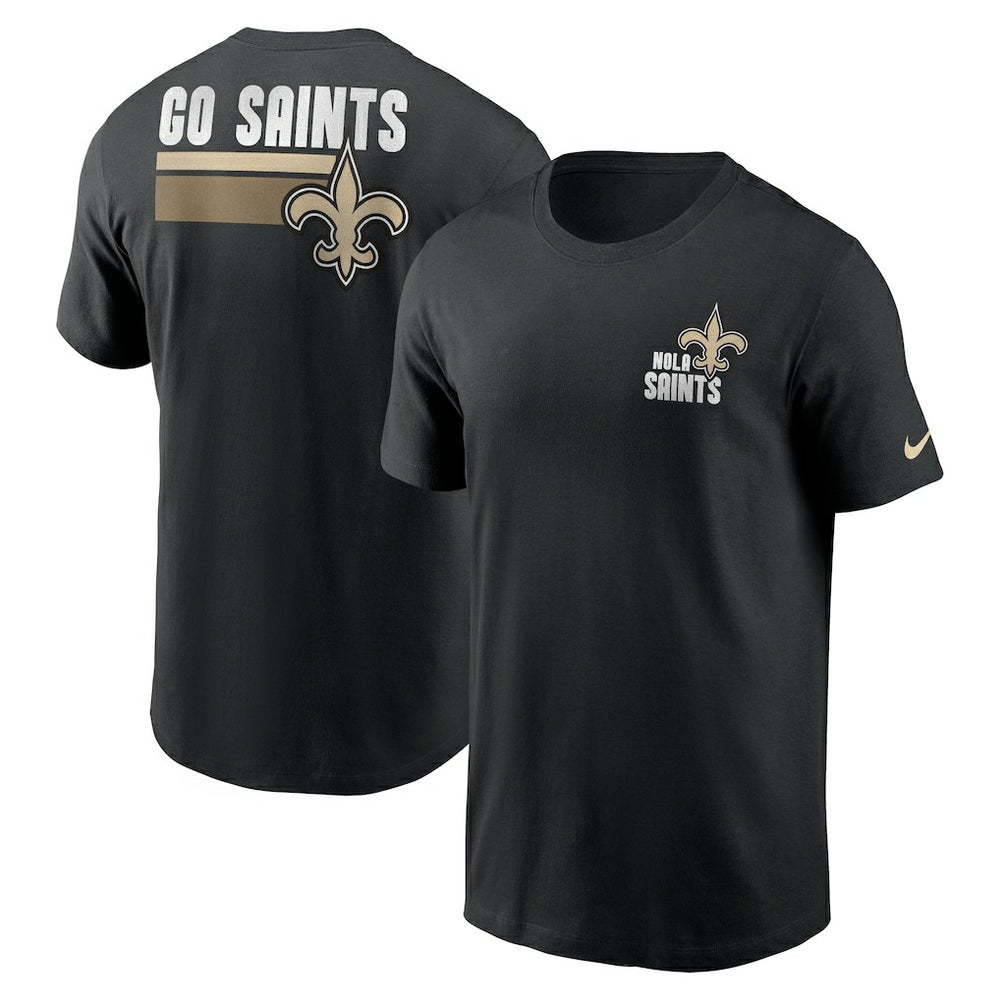 New Orleans Saints Blitz Essential T-Shirt Black | Nike for Sale