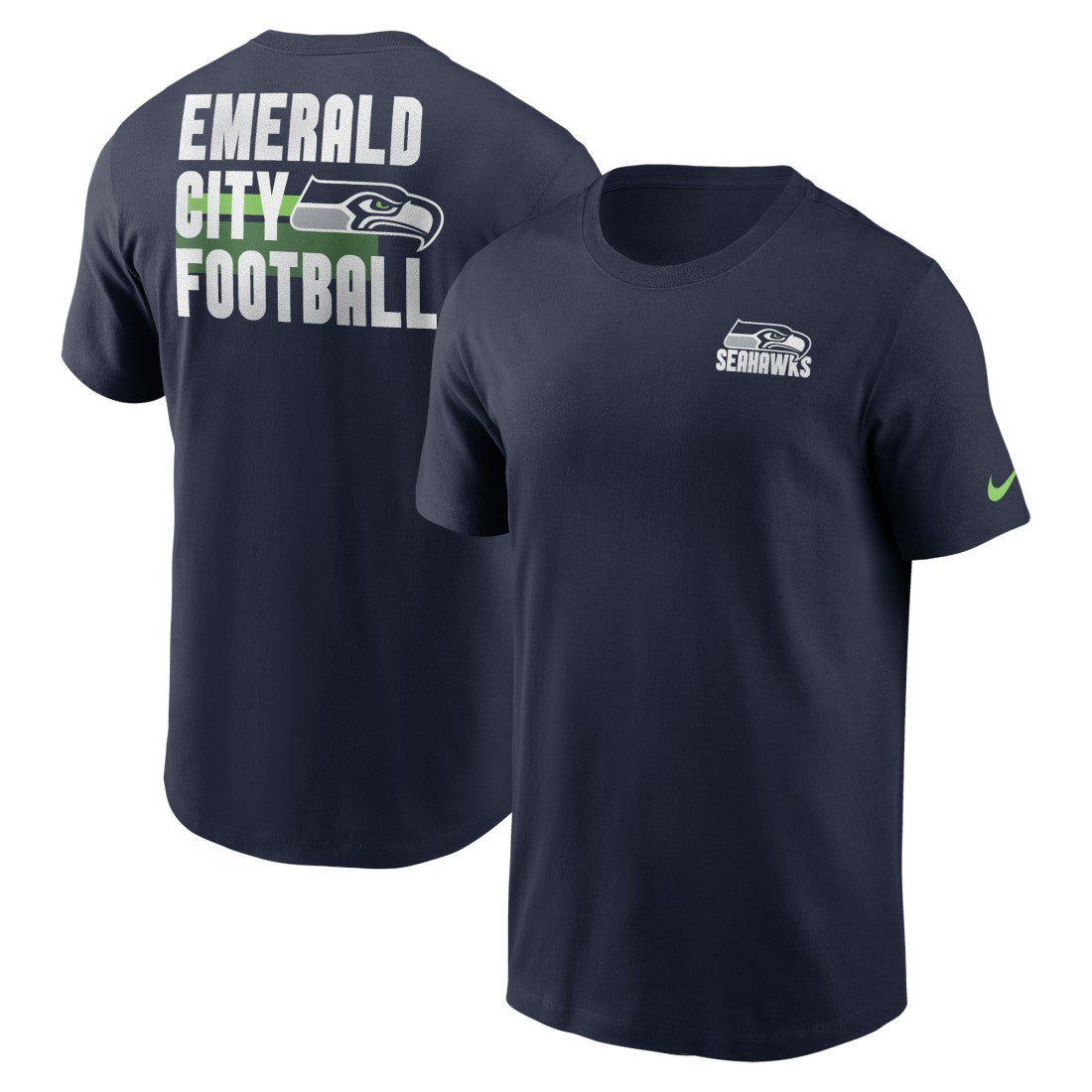 Seattle Seahawks Blitz Essential T-Shirt College Navy | Nike for Sale
