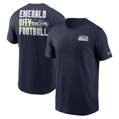 Seattle Seahawks Blitz Essential T-Shirt College Navy | Nike for Sale