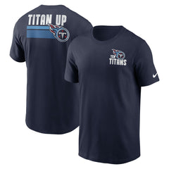 Tennessee Titans Blitz Essential T-Shirt Navy | Nike for Sale