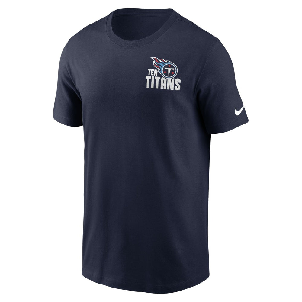 Tennessee Titans Blitz Essential T-Shirt Navy | Nike for Sale